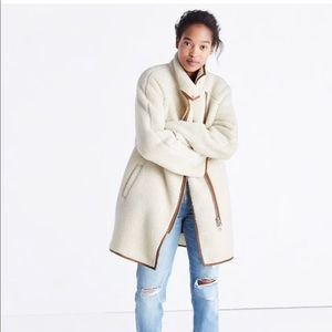 Madewell Sherpa Cocoon Coat